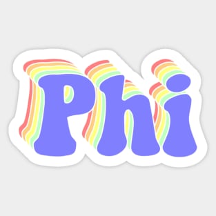 PHI Sticker